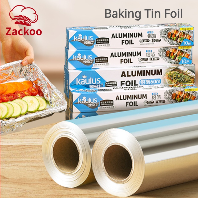 Home Cooking Oil - Zackoo 10/20/40M 베이킹 랩용 알루미늄 호일