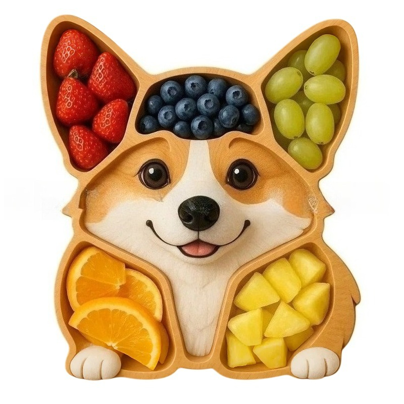 강아지 이미지 테마 파티 요리 접시 가정용 과일 보관  - Home Cooking Dog Food 리뷰 및 가격